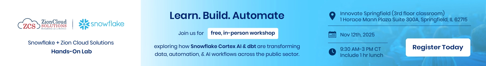 Illinois Data & AI Day banner