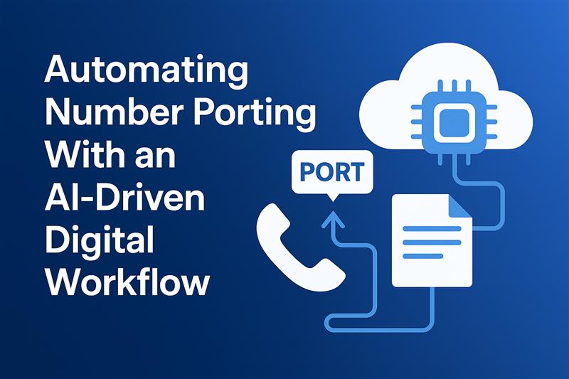 Automating Number Porting With an AI-Driven Digital Workflow
