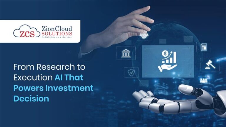 From Research to Execution — AI That Powers Investment Decisions 